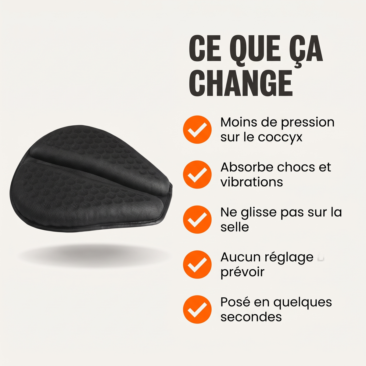 Les bénéfices du coussin RideWell